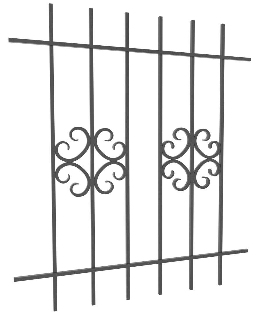 Грати віконні, 1050 х 1200, арт. 303/3